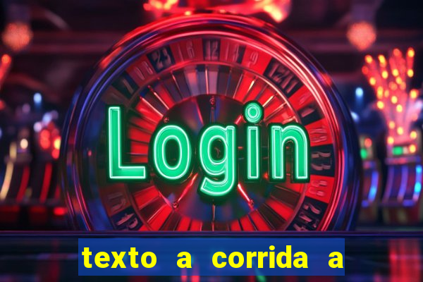 texto a corrida a lagarta lili